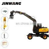 Engineering Used 6 Ton 7 Ton 8 Ton Small Bucket Wheel Excavator for Sale thumbnail-2