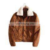 High Quality Wrap Suede Knit Fabric Coat Fabric thumbnail-4