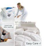 Super Oversized Fluffy White Quilted Duvet Luxury Bedroom Comforter Bedding With Plush Microfiber Fill