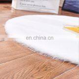 Super Soft White Faux Rabbit Fur Area Rug Carpet thumbnail-3