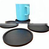 Amazon Hot Sell 1 Set 4 Pcs /8pcs Food Grade Silicone Coaster With Holder thumbnail-2