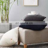 Amazon Hot Sale RAWHOUSE Custom Pom Pom 100% Cotton Cozy Knitted Pillow Case Cushion Cover thumbnail-2