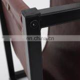 Customized Half PU Leather Folding Shoe Rack Storage Bench for Sundries Books in Living Room thumbnail-4