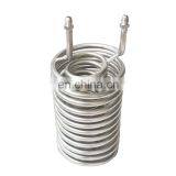 Нержавеющая стальная двойная спиральная охлаждающая катушка с наружным диаметром трубки 1/4