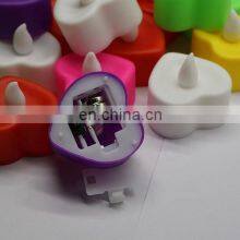 Ready to Ship LED Flickering Colorful Tea Light Candles Wedding Decoration Flameless Battery thumbnail-2