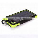 2015 High Quality 8000mAh Waterproof Solar Power Bank, Solar Cell Power Bank thumbnail-2