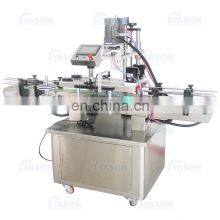 Glass Bottle Beer Single Head Plastic Cover Table Electric Capping Machine Price