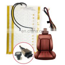 3-Speed Four Colors switch Single seat Alloy Wire 12v seat heating system