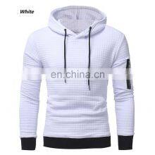 Wholesale Custom Plus Size Fashion Men's Autumn and Winter Warm Sports Long-sleeved Hooded Sweater Jacket Plus Size S-5XL thumbnail-3