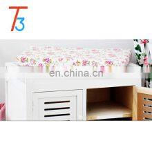 Wooden Storage Unit Bench Wicker Rattan Drawers Baskets Cushion Seat thumbnail-2