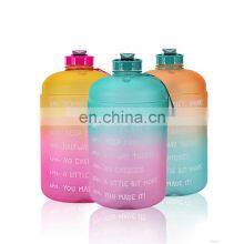 2021 Wholesale Manufacturing Direct Selling One Gallon Tritan Motivational Water Bottle thumbnail-1