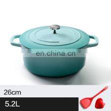 Enamel Cast Iron Dutch Oven Casserole Sauce Pan thumbnail-5