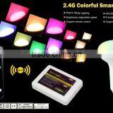 9W Android IOS Smartphone APP Control Color Changing E27 WIFI LED Bulb Light With 2.4GHz Fully Touch Keys Remote Controller