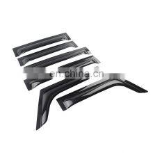 Maiker Offroad Sun Visor 6pcs on Window Rain Shield Guard for Jeep Wrangler JK 2007+ thumbnail-2