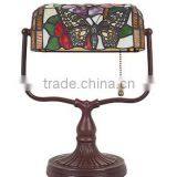 Tiffany Lamp Butterfly Bank Lamp Stained Glass Reading Glass Table Lamp Tiffanylamp thumbnail-3