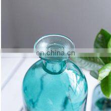 Tabletop Decoration Wholesale Nordic Home Wedding Diffuser Creative Unique Decorative Clear Flower Bottle Glass Vase thumbnail-2