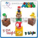 Mini Qute Plastic Anime Cartoon Game Super Mario Model Doll Action Figures Kids Collection Toys NO.MQ 041