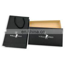 Hot Sell Fancy Black Luxury High Quality Magnetic Hat Lid Storage Cardboard Paper Custom Printing Gift Box Packaging With Lid thumbnail-2