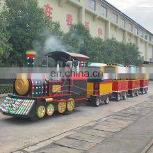 New Designed Park Attractions Ride Electric Trackless Train Ride For Sale thumbnail-5