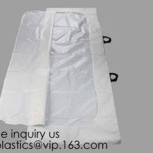 Heavy Duty Medical Funeral Biodegradable PVC Corpse Dead Body Bag For Cadaver, Virus Infected Patient Black Body Mortuar thumbnail-1
