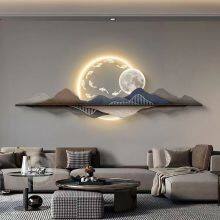 The Living Room Has a Backing Sofa and a Picture of Nine Fishes16 thumbnail-2