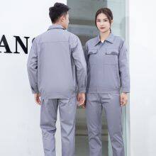 Customized Summer Anti-static Work Suit Set With Reflective Strips thumbnail-3