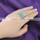 Cheap Price Wholesale Gold Ring Designs Colorful Crystal Stone Ring for Girls thumbnail-6