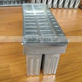 Stainless Steel 2x10 cavities Ice Cream Pop Tray Mould                        
                                                Quality Choice