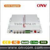 4CH Video Fiber Optic Transceiver With 4-ch Video & 1-ch Reverse Data