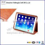 2014 Simple Design Genuine Leather With Stand-up Feature for Ipad Air