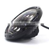 7inch Daymaker LED Projector Headlight With Chrome Round Mounting Extension Trim Bracket Ring for Harley Davidson thumbnail-3