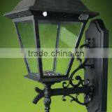 Outdoor Wall Mounted Motion Activated Solar LED Garden Latern Light thumbnail-1
