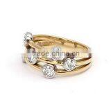 Stacking Initial Rings and Stacking Birthstone Rings. Mothers Rings in a Set Stackable Rings in Silver thumbnail-5