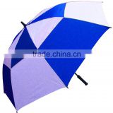 High quality strong windproof umbrella,OEM design double layers golf umbrella