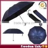 21 Inch 10K 3 folding umbrella with case