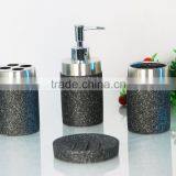 Stone Bathroom Accessories Set/Tumbler/Soap Dispenser/Soap Dish/Toothbrush Holder thumbnail-1