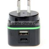 3A Type C With 2.4A Single USB AU Wall Charger thumbnail-2