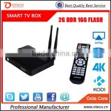 CSA91 Smart TV Box Android 5.1 TV Box RK3368 Cortx-A53 Octa Core 2GB 16GB H.265 4Kx2K BT4.0 With 2 Antenna Smart Media Player