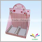 Table top shop retail cardboard display stand for greeting cards