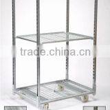 1090*760 Wire Mesh Cart, Metal Flower Rack, Transporting Trolley Cart thumbnail-2