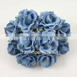 Baby Blue Large Handmade Mulberry Paper Flower, Wedding Party, Scrap-booking Crafts thumbnail-1