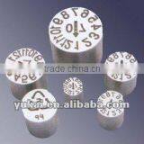 Precision Dual-Ring Mold Date and Year Insert Sets thumbnail-1