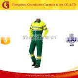 China Supplier OEM Service Hi Vis Safety Coverall Workwear