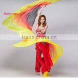 2016 New Arrivals Colorful Cheap Belly Dance Silk Veil 100% Real Belly Dancing Silk Isis Wings 250*114 cm thumbnail-5