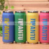 Wholesale Stainless Steel Vacuum Cola Can With Straw
