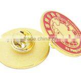 Metal Badge Round Badge With Butterfly Clasp