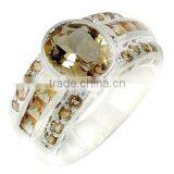 CUTE! CITRINE Ring & .925 Sterling Silver Ring Online Silver Jewelry Wholesaller thumbnail-1