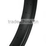 80mm Clincher Tubular 26'' Clincher High Quality 190/197mm Rear Spacing Toray T800 Full Carbon 26er 80mm Carbon Fat Bike Rim thumbnail-3