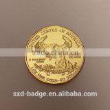 1 oz Replica Tungsten Gold Plated Coin From China thumbnail-1