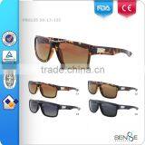 2015 fancy tortoiseshell sunglasses with metal decoration CE/FDA